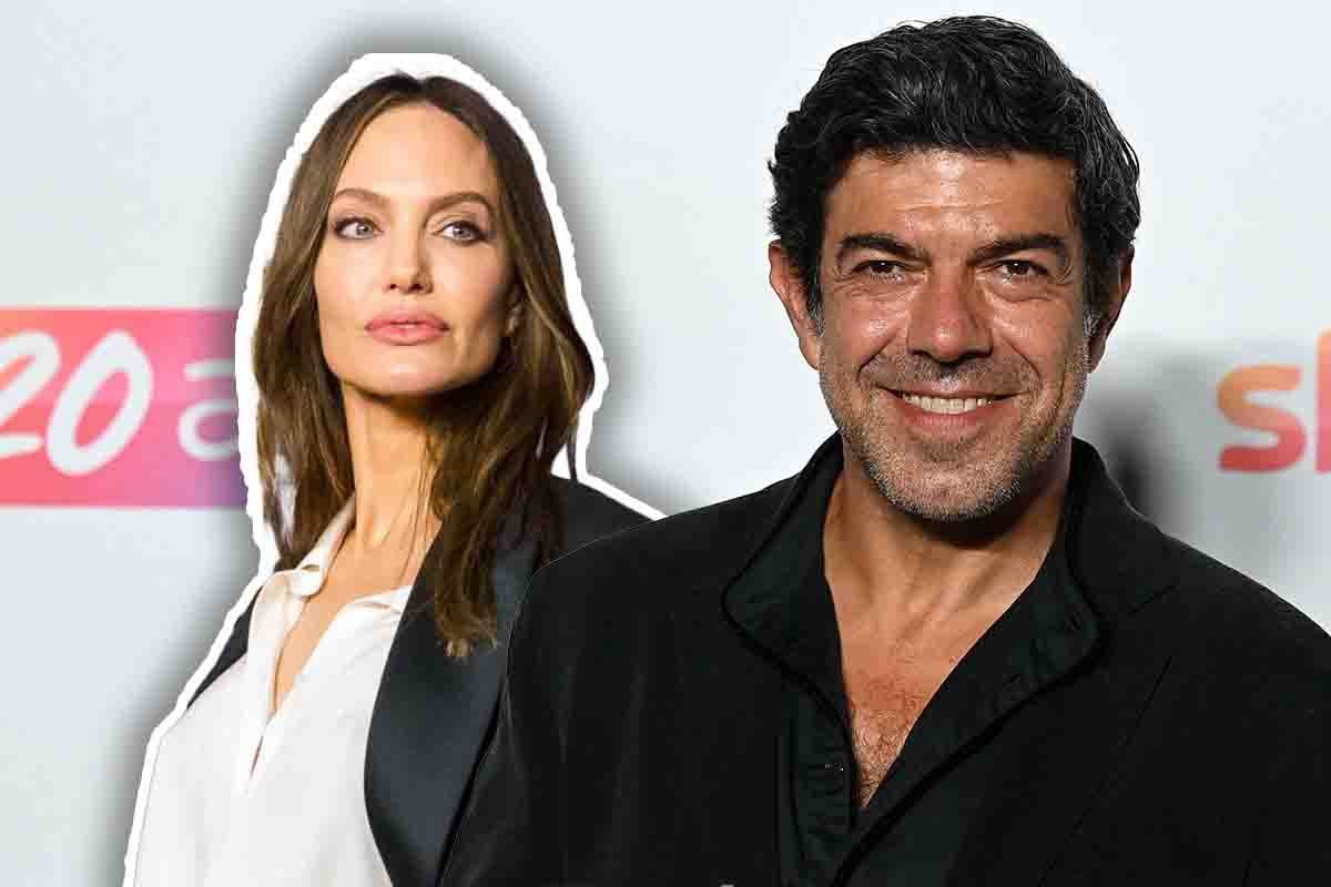 Pierfrancesco Favino e Angelina Jolie