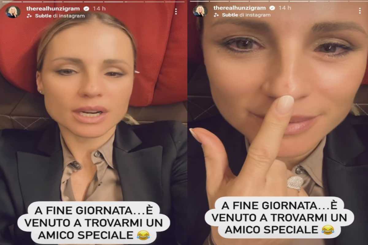 Michelle Hunziker parla di un amico misterioso su Instagram 