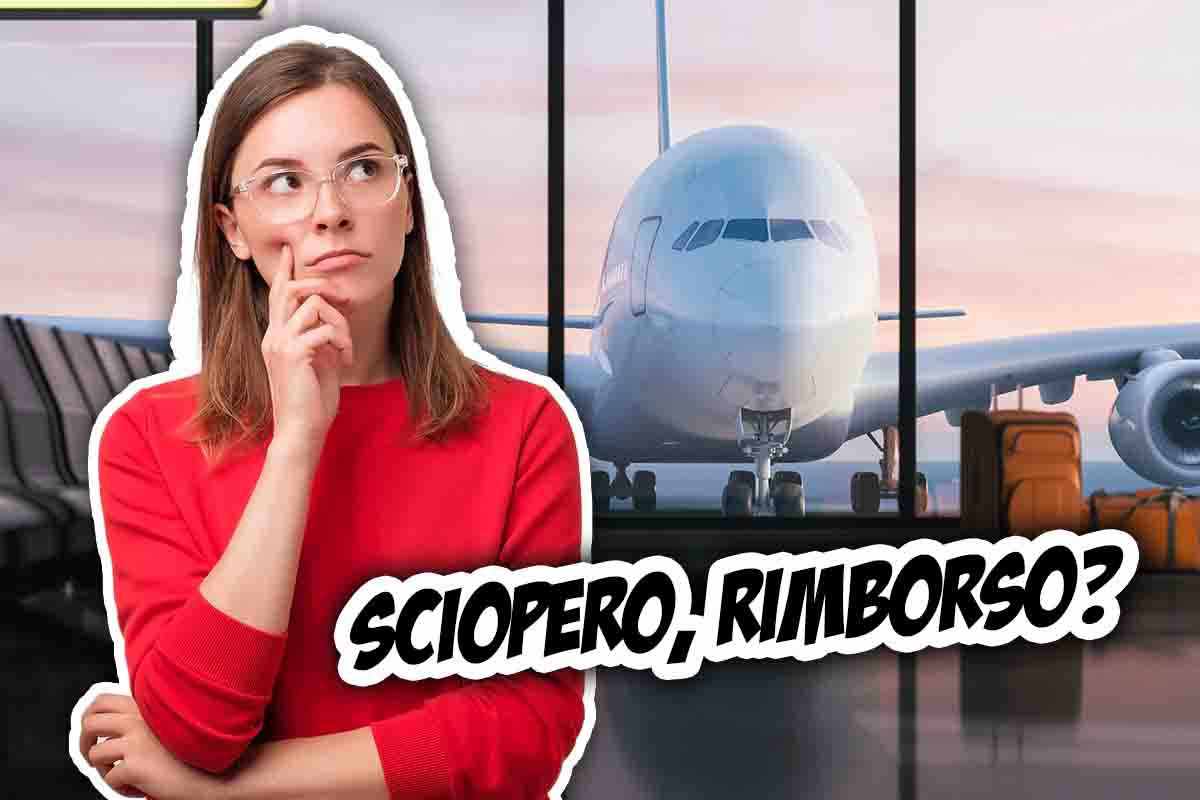 Sciopero aerei, come ottenere il rimborso